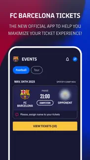 fc barcelona tickets iphone capturas de pantalla 1
