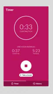 contraction timer app. iphone images 3
