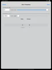 tonegen audio tone generator iPad Captures Décran 3