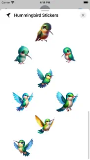 hummingbird stickers iphone resimleri 3