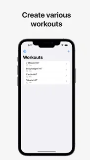 exercise hiit interval timer iphone capturas de pantalla 3
