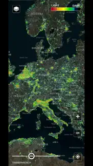 light pollution map-vrs travel iphone bildschirmfoto 4