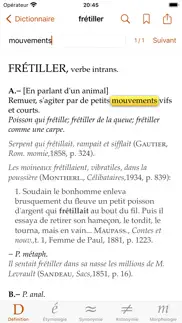 dictionnaire de français tlfi iPhone Captures Décran 3