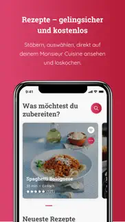 monsieur cuisine app iphone bildschirmfoto 2