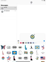 delaware emoji - usa stickers ipad resimleri 2