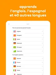 duolingo : cours de langue iPad Captures Décran 1