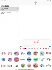 quick words - text stickers ipad images 2