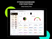 sports team fitness dashboard iPad Captures Décran 1