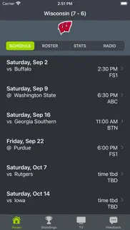 wisconsin football schedules iphone images 1