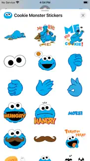 cookie monster stickers iphone capturas de pantalla 3