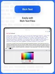 text editor. iPad Captures Décran 3