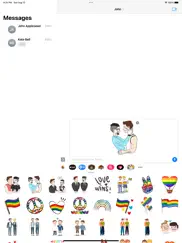 between gay pride stickers ipad images 1