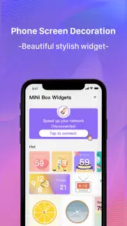 mini box widgets iphone capturas de pantalla 2