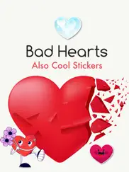 bad hearts -also cool stickers ipad images 1