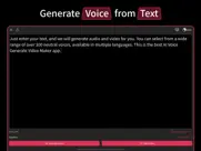 ai voice generator video maker iPad Captures Décran 1