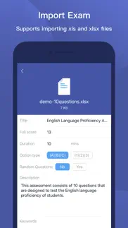 mtestm - an exam creator app iphone images 2