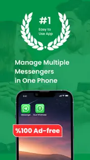 dual messenger for wa web plus iphone resimleri 1