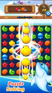 ocean king match 3 puzzle iphone capturas de pantalla 1