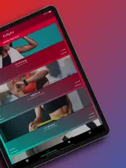 tiffyfit - women fitness app iPad Captures Décran 3