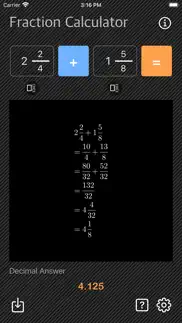 fraction calculator - math iphone images 1