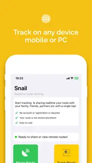 snail - realtime route sharing iphone resimleri 4