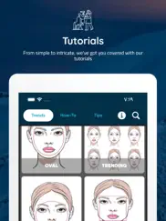 hair cut dye face app try on ipad images 4