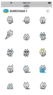 shirotama cat sticker iphone images 1