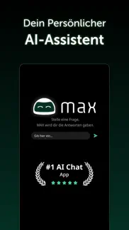max - ai chatbot assistant iphone bildschirmfoto 1