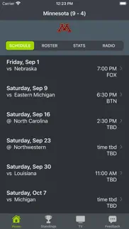 minnesota football schedules iphone images 1