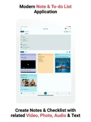 note, voice notes, todo widget ipad images 1