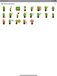 cactus stickers - funny emoji ipad images 1