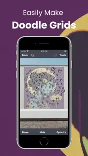 doodle grid for artists iphone capturas de pantalla 1