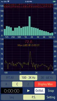 sound level analyzer iPhone Captures Décran 4
