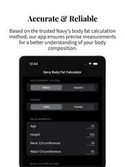 navy body fat calculator pro ipad resimleri 3