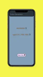 color generator (hex + rgb) iphone images 1