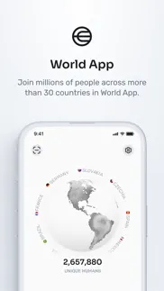 world app - worldcoin wallet iphone bildschirmfoto 1