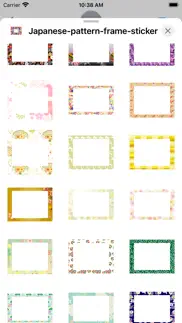 japanese pattern frame sticker iphone images 2