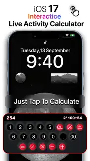 calculator widget -simple calc iphone images 1