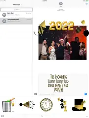 2022 happy new year - stickers ipad resimleri 2