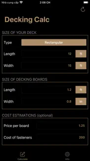 decking calculator, material iphone images 3
