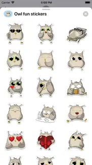 owl emoji - funny stickers iphone images 1