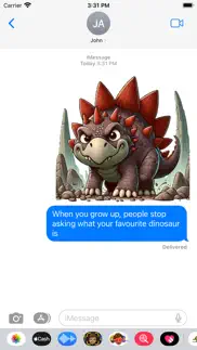 stegosaurus stickers iphone capturas de pantalla 4