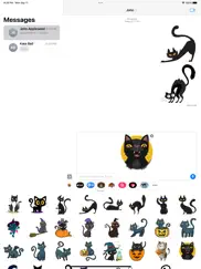 spooky cat stickers ipad images 2