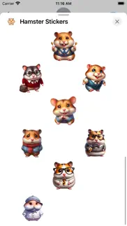 hamster stickers iphone capturas de pantalla 3