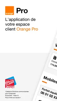 orange pro, espace client pro iPhone Captures Décran 1