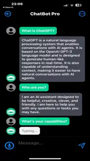 chatbot pro - ai chat bot iphone bildschirmfoto 3
