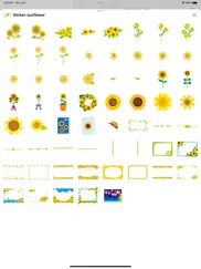 sticker sunflower ipad images 1