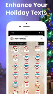 hoho emojis - santa stickers iphone images 2