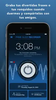prime sleep recorder pro iphone capturas de pantalla 2