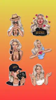 beautiful blond stickers iphone images 1